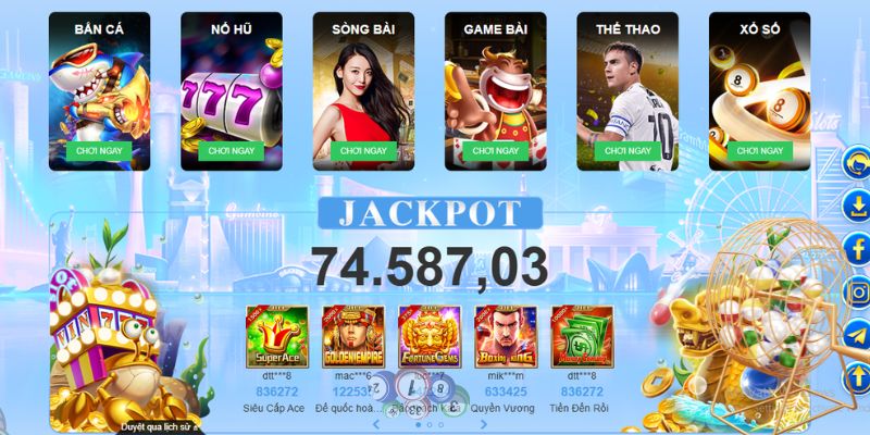 VIN777 sở hữu kho game đa dạng kèo cược 